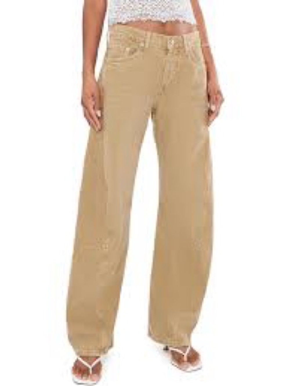 NEW We the Free Libre Corded Wide Leg 28 Yellow